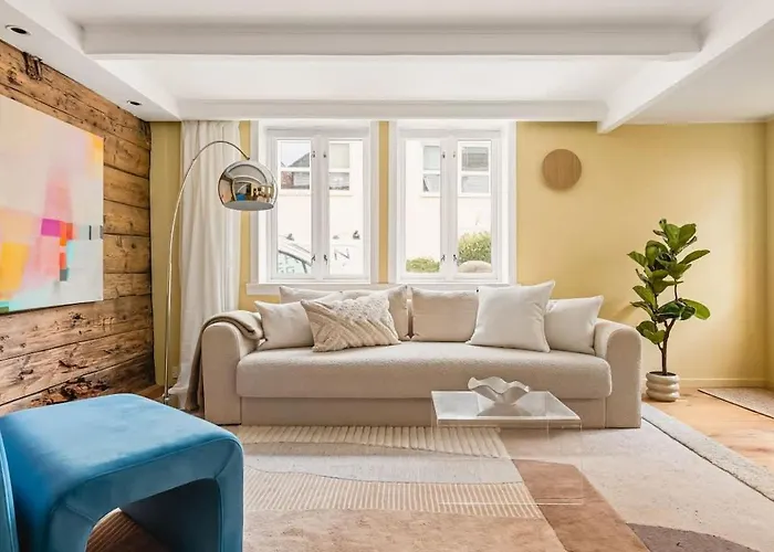 Dom wakacyjny Dinbnb Homes I Bergen's #1 I Jacuzzi & Fireplace & Balcony Bergen